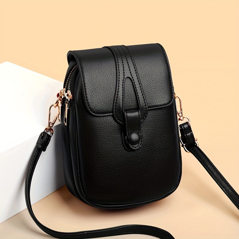 Leatherwork Wallet - Stylowe, otwierane na skos torebki crossbody