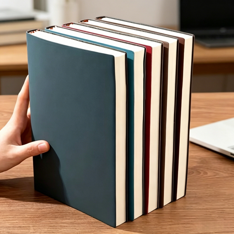 Leather Work Notepad - Notatnik A5 z miękkiej skóry, 120