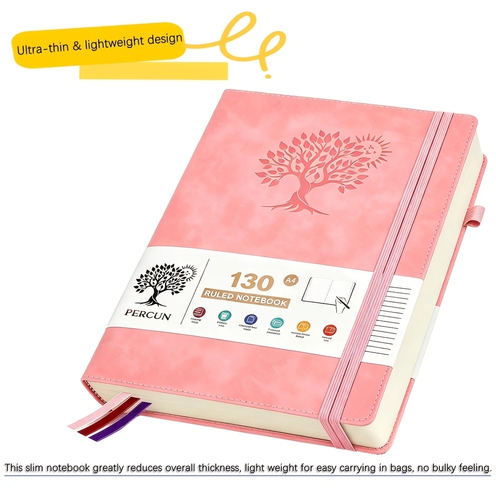 Leather Work Notepad - Notatnik w twardej oprawie A4 w