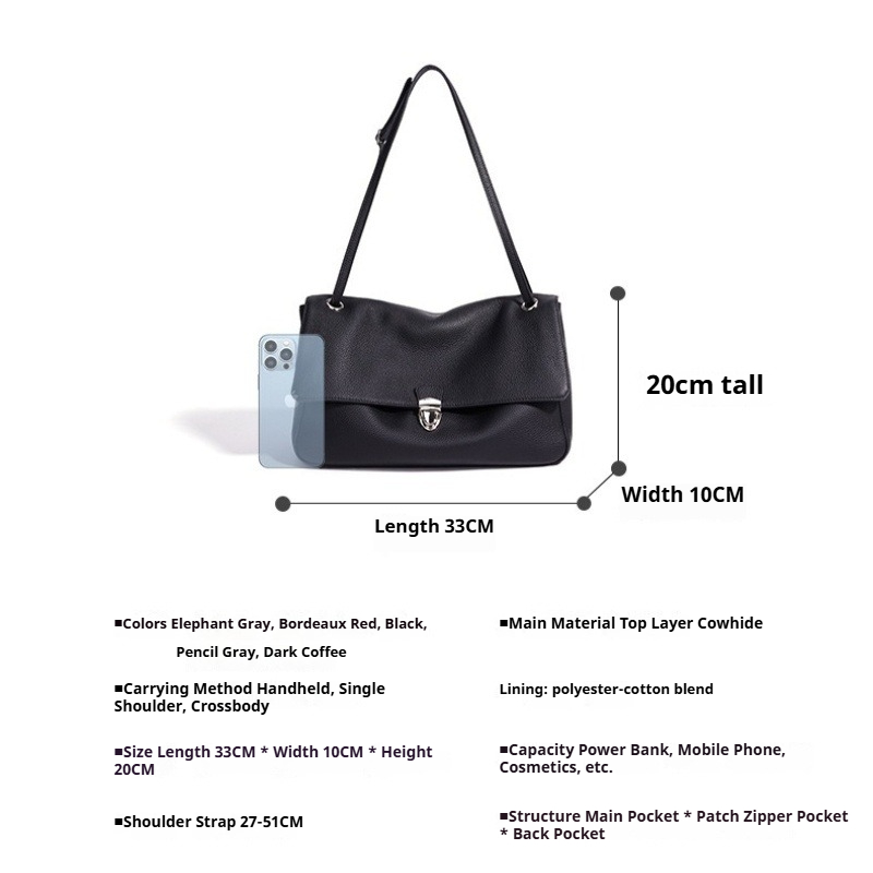 Minimalistyczna torba na ramię – Leather Work Organiser recenzja i cena