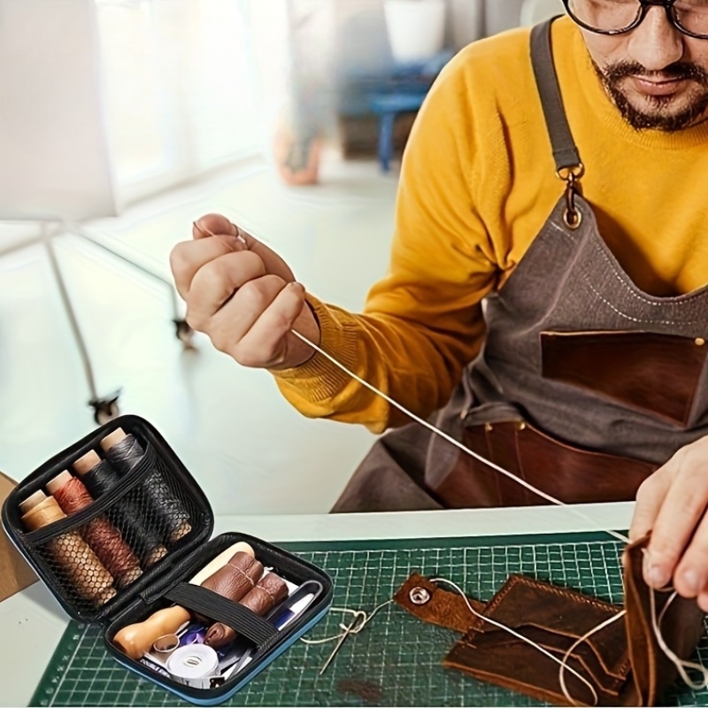 Zestaw do szycia skóry, zestaw – Leather Work Organiser recenzja i cena