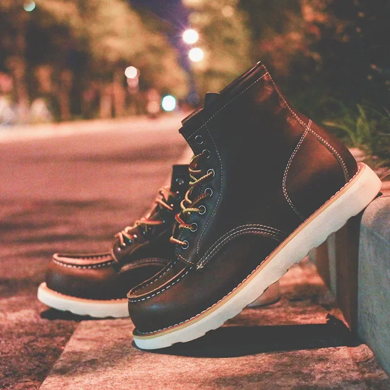 Męskie buty ze skóry naturalne – Leather Work Organiser recenzja i cena