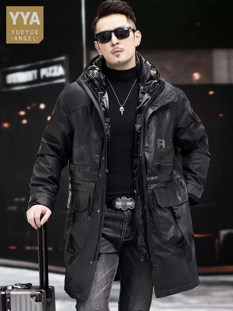Męski płaszcz zimowy z prawdzi – Leather Work Jacket With Hood recenzja i cena